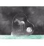 Akhal-Teke zegar w kształcie serca z koniem Art-Dog