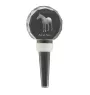 Akhal-Teke - Bouchon de bouteille en cristal avec cheval, bouchon de vin unique avec photo, cadeau personnalisé pour sommelier par la marque Art-Dog