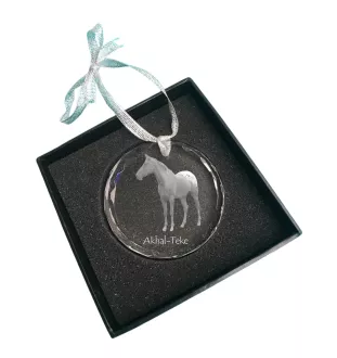 Akhal-Teke medal kryształowy z koniem Art-Dog