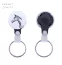 Akhal-Teke - porte-clés unique avec une photo de cheval, produit fait à la main, accroche légère et pratique de la marque Art-Dog
