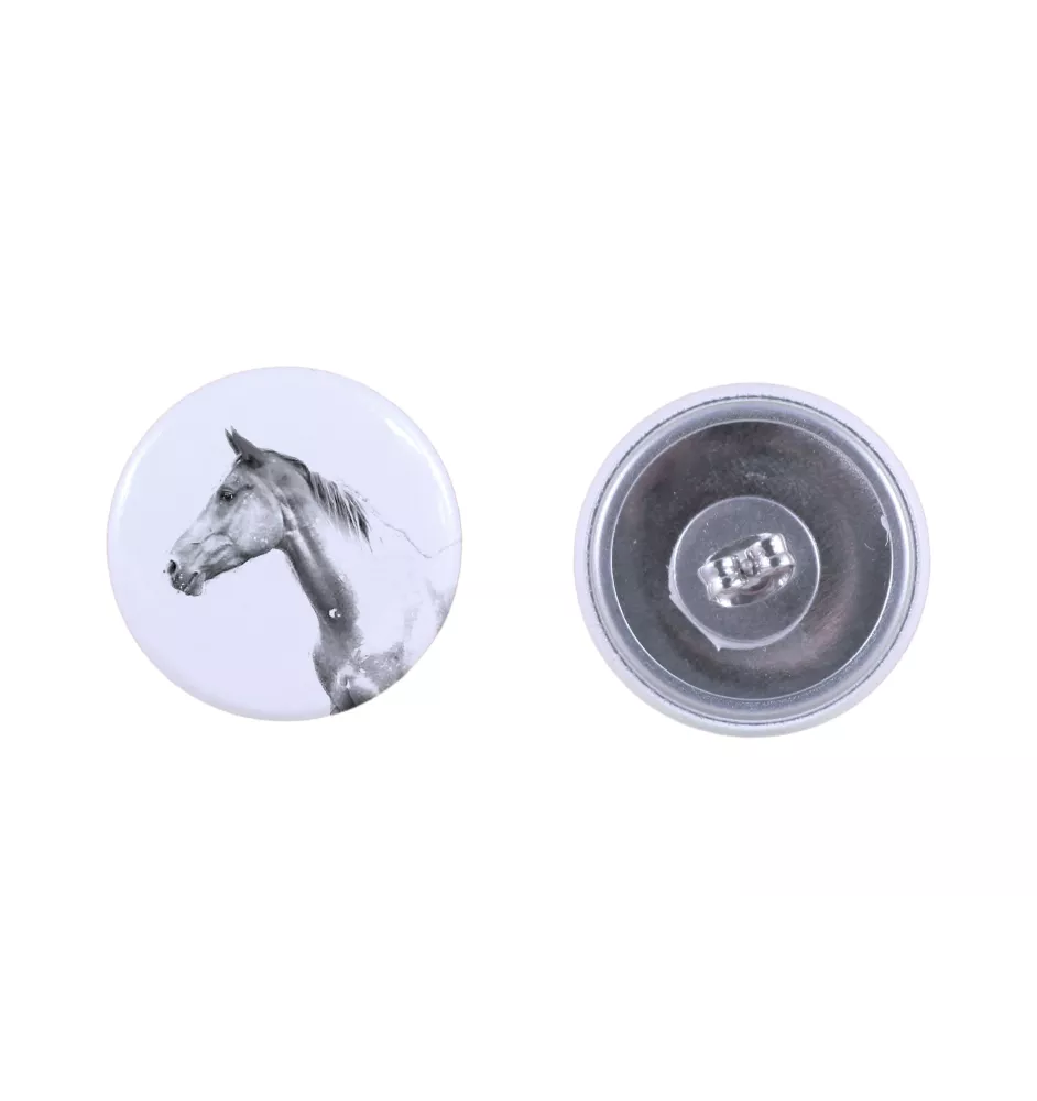 Akhal-Teke - earrings your photo, handmade, jewelry handcrafted by Art-Dog brand