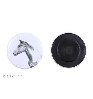 Akhal-Teke - aimant avec cheval, empreinte exceptionnelle de cheval de la marque Art-Dog