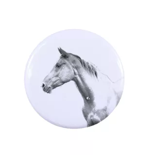 Akhal-Teke - Bague de collection avec l'image d'un cheval, produit fait à la main, marque Art-Dog