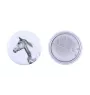 Akhal-Teke przypinka z koniem mała Art-Dog