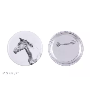 Akhal-Teke - aimant avec cheval, empreinte exceptionnelle de cheval de la marque Art-Dog