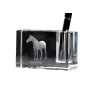 Akhal-Teke penholder kryształowy z koniem Art-Dog