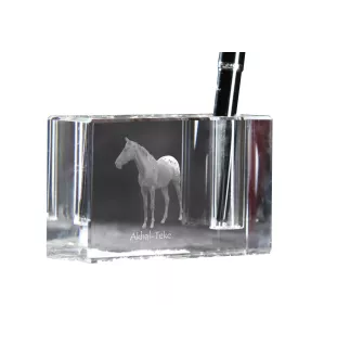 Akhal-Teke penholder kryształowy z koniem Art-Dog