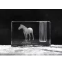 Akhal-Teke - Porte-stylos, organiseur en cristal avec image d'un cheval, décoration de bureau unique par la marque Art-Dog
