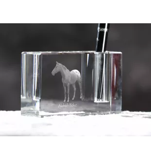 Akhal-Teke penholder kryształowy z koniem Art-Dog