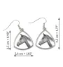 Akhal-Teke - boucles d'oreilles avec un cheval, boucles d'oreilles pendantes avec une image, bijoux personnalisés avec l'impression de la marque Art-Dog