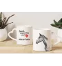 Akhal-Teke - Tasse mit Hund, entzückende Tasse mit herzförmigem Henkel, universelles Geschenk der Marke Art-Dog