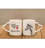 Akhal-Teke - tasse avec chien, une tasse adorable avec une anse en forme de cœur, un cadeau universel de la marque Art-Dog