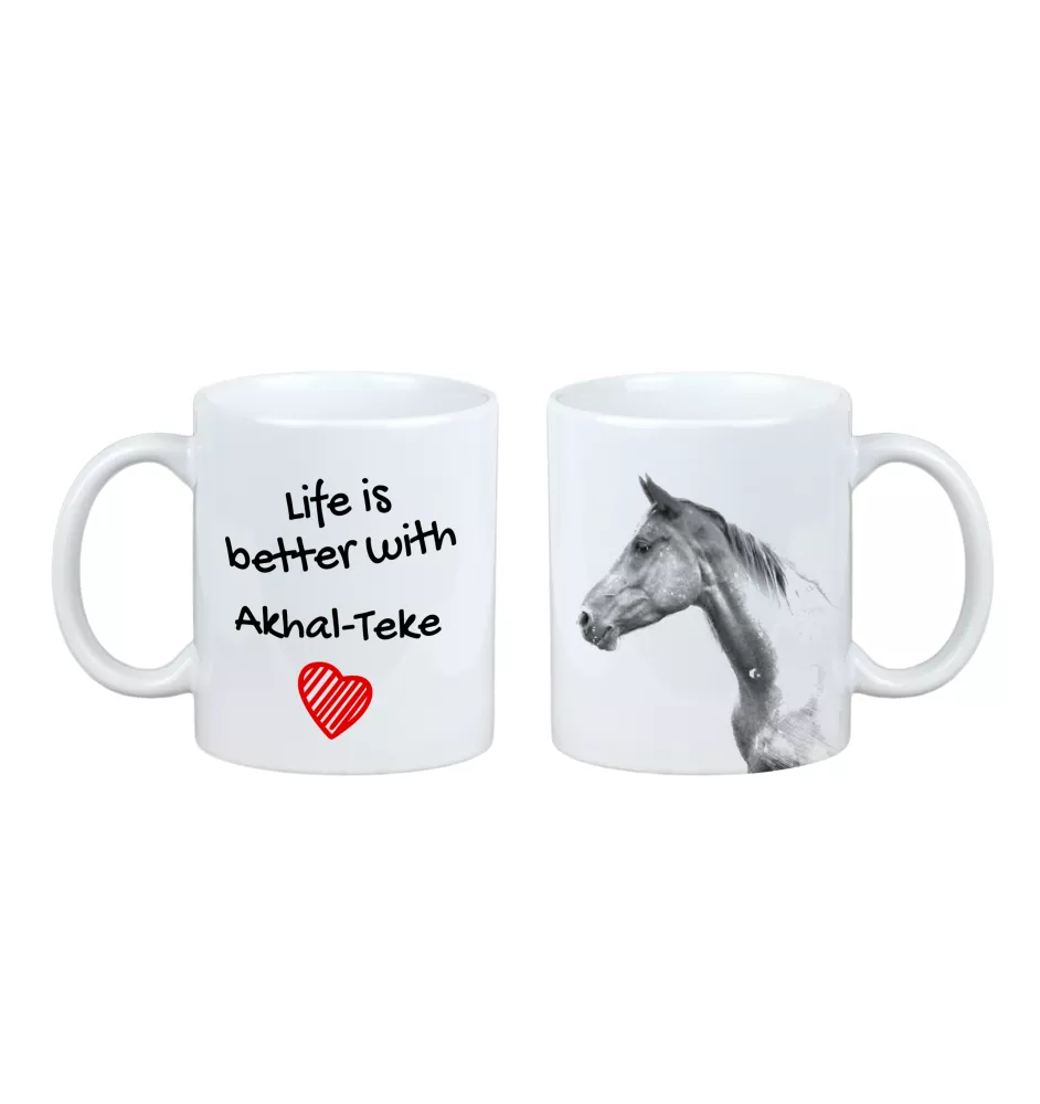 Akhal-Teke - Tasse mit Pferd, Tasse mit Bild, personalisiertes Geschenk der Marke Art-Dog