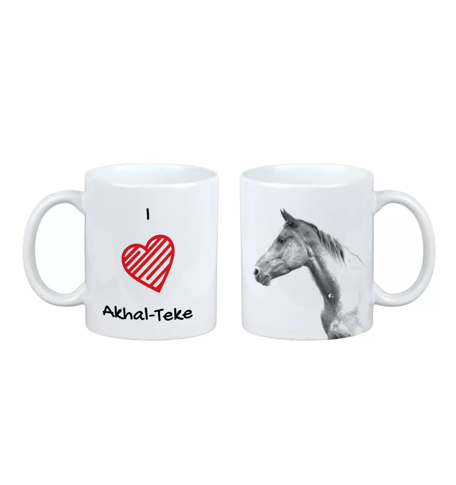 Akhal-Teke - tasse avec un cheval, une tasse charmante avec une illustration, un cadeau avec votre photo de la marque Art-Dog