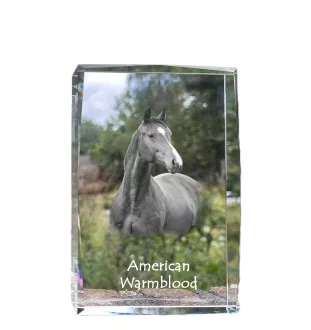Warmblood amerykański kryształ z koniem Art-Dog