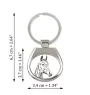 American Warmblood - keychain with a horse, keychain with a print, personalized pendant from the Art-Dog brand