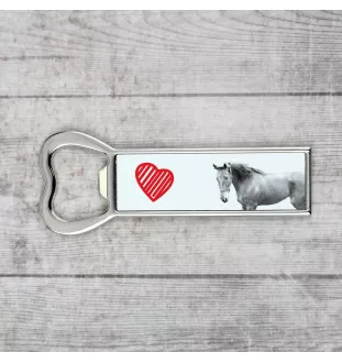 Cheval de selle américain - ouvre-bouteille avec un cheval, ouvre-bouteille personnalisé pour le réfrigérateur, cadeau unique pour homme de la marque Art-Dog