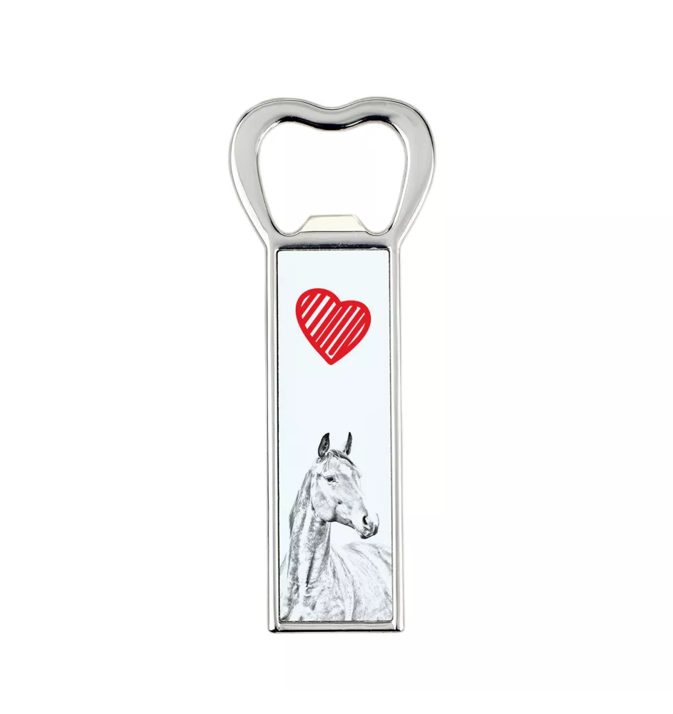 Cheval de sang américain - ouvre-bouteille avec un cheval, ouvre-bouteille personnalisé pour le réfrigérateur, cadeau unique pour homme de la marque Art-Dog