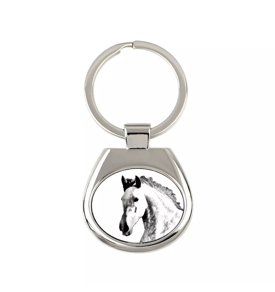 Andalusier - Schlüsselanhänger mit Pferd, Anhänger mit Aufdruck, personalisierter Anhänger der Marke Art-Dog