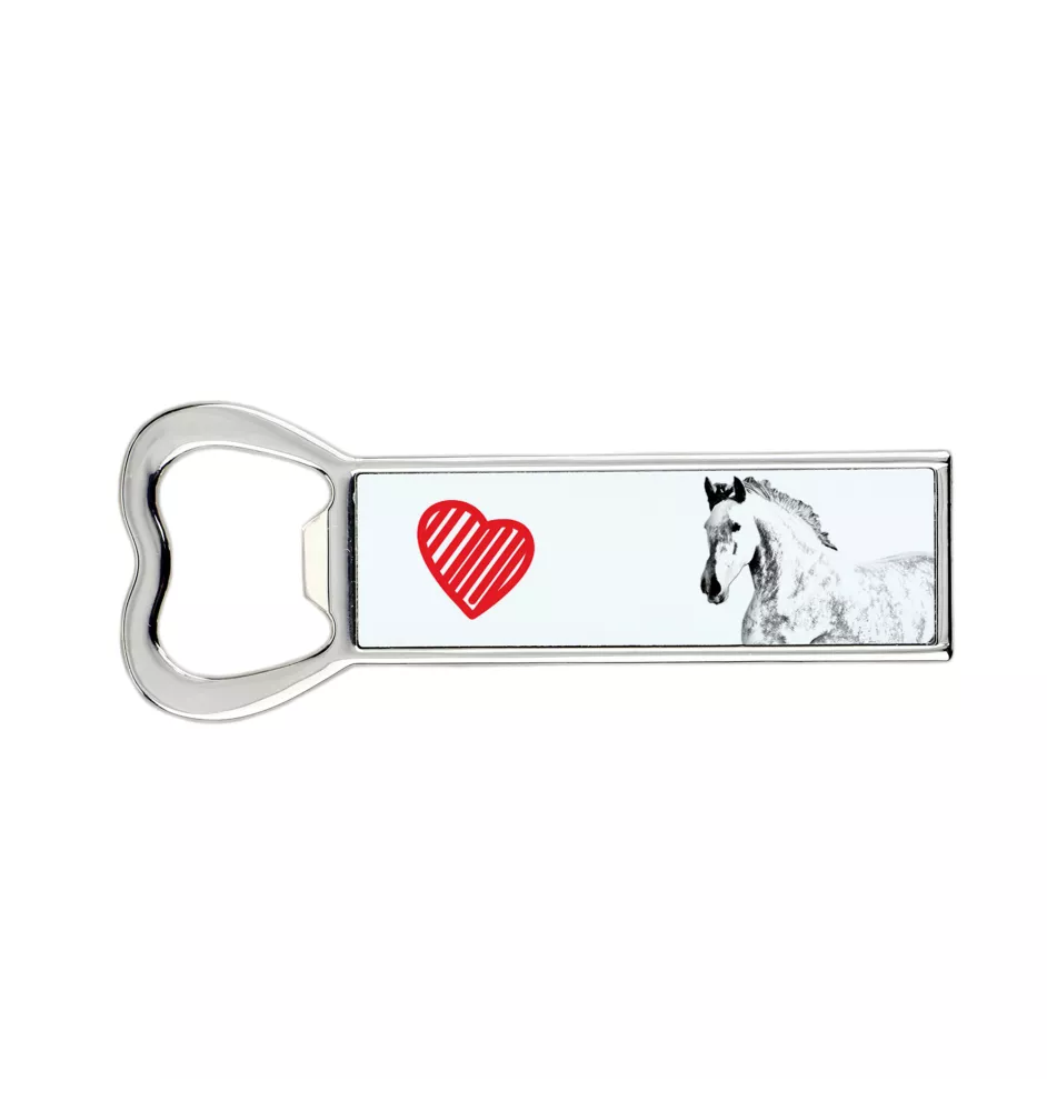 Andalusier - Flaschenöffner mit Pferd, personalisierter Kühlschranköffner, einzigartiges Geschenk für Männer von der Marke Art-Dog