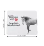Cheval de selle américain - tapis de souris imprimé, tapis de souris personnalisé avec un cheval, un gadget unique pour un employé de bureau de la marque Art-Dog