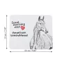 Amerikanisches Warmblut - Mauspad mit Druck, personalisiertes Mauspad mit Pferd, einzigartiges Gadget für Büroangestellte von Art-Dog.
