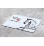 Andalou - tapis de souris imprimé, tapis de souris personnalisé avec un cheval, un gadget unique pour un employé de bureau de la marque Art-Dog