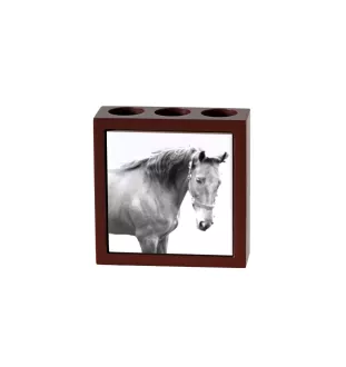 American Saddlebred - pen holder with a horse, desk organizer with a print, personalized desk decoration from the Art-Dog brand
