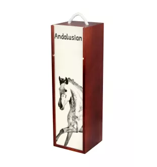 Andaluzyjski pudełko na wino z koniem Art-Dog