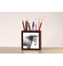American Saddlebred - pen holder with a horse, desk organizer with a print, personalized desk decoration from the Art-Dog brand