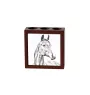 Cheval de sang américain - porte-stylo avec un cheval, organiseur de bureau avec impression, décoration de bureau personnalisée de la marque Art-Dog