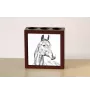 Cheval de sang américain - porte-stylo avec un cheval, organiseur de bureau avec impression, décoration de bureau personnalisée de la marque Art-Dog