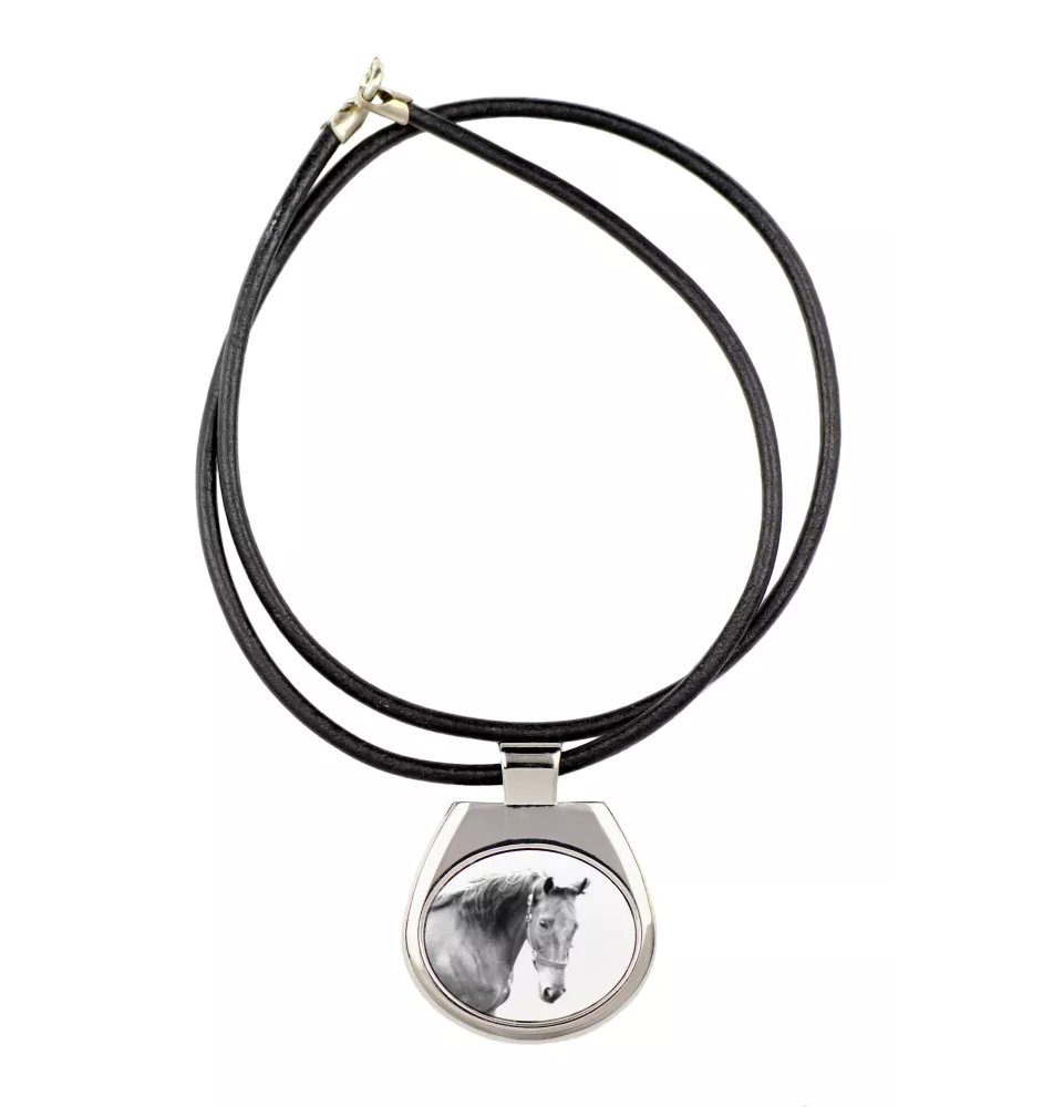 Cheval de selle américain - collier avec un cheval, pendentif personnalisé avec une photo, un collier unique pour femmes et hommes de la marque Art-Dog