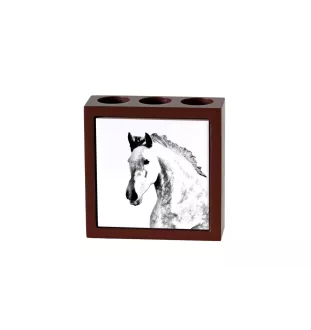 Andalusian - pen holder with a horse, desk organizer with a print, personalized desk decoration from the Art-Dog brand