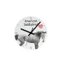 Cheval de selle américain - horloge murale avec cheval, horloge de table avec impression, décoration personnalisée de la maison de la marque Art-Dog