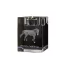Cheval de selle américain - Bougeoir avec image d'un cheval, porte bougie en cristal, cadeau personnalisé par la marque Art-Dog
