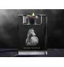 American Warmblood - Candle holder with picture of a horse, crystal tealight holder, personalised gift by Art-Dog brand