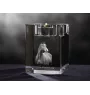 Cheval de sang américain - Bougeoir avec image d'un cheval, porte bougie en cristal, cadeau personnalisé par la marque Art-Dog