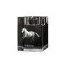 Andalou - Bougeoir avec image d'un cheval, porte bougie en cristal, cadeau personnalisé par la marque Art-Dog