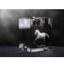 Andalou - Bougeoir avec image d'un cheval, porte bougie en cristal, cadeau personnalisé par la marque Art-Dog