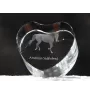 Cheval de selle américain - une photo de cheval dans un cristal, un cœur en cristal, un cadre exceptionnel avec une photo de la marque Art-Dog