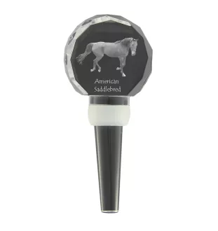 American Saddlebred grubszy stopper do wina z koniem Art-Dog