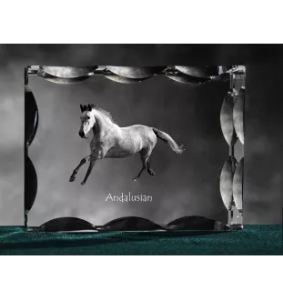 Andaluzyjski ramka kryształowe z koniem Art-Dog