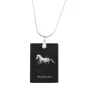 Andalusier - Crystal pendant with horse, silver necklace with photo, personalised pendant by Art-Dog brand