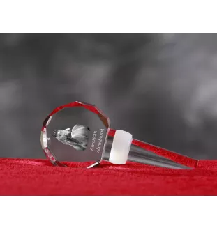American Warmblood - Crystal bottle stopper with horse, unique wine stopper with photo, personalised gift for sommelier by Art-Dog brand