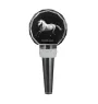 Andalou - Bouchon de bouteille en cristal avec cheval, bouchon de vin unique avec photo, cadeau personnalisé pour sommelier par la marque Art-Dog