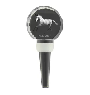 Andaluzyjski grubszy stopper do wina z koniem Art-Dog