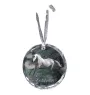 Andalou - boule de Noël en cristal avec une photo, photo de cheval dans le cristal, décoration personnalisée pour sapin de Noël de la marque Art-Dog