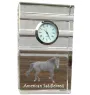 American Saddlebred - glass clock with a photo, photo of a horse in crystal, personalized standing office clock by Art-Dog brand