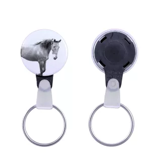 American Saddlebred - unique keychain with a horse picture, handmade product, light and handy pendant from Art-Dog brand